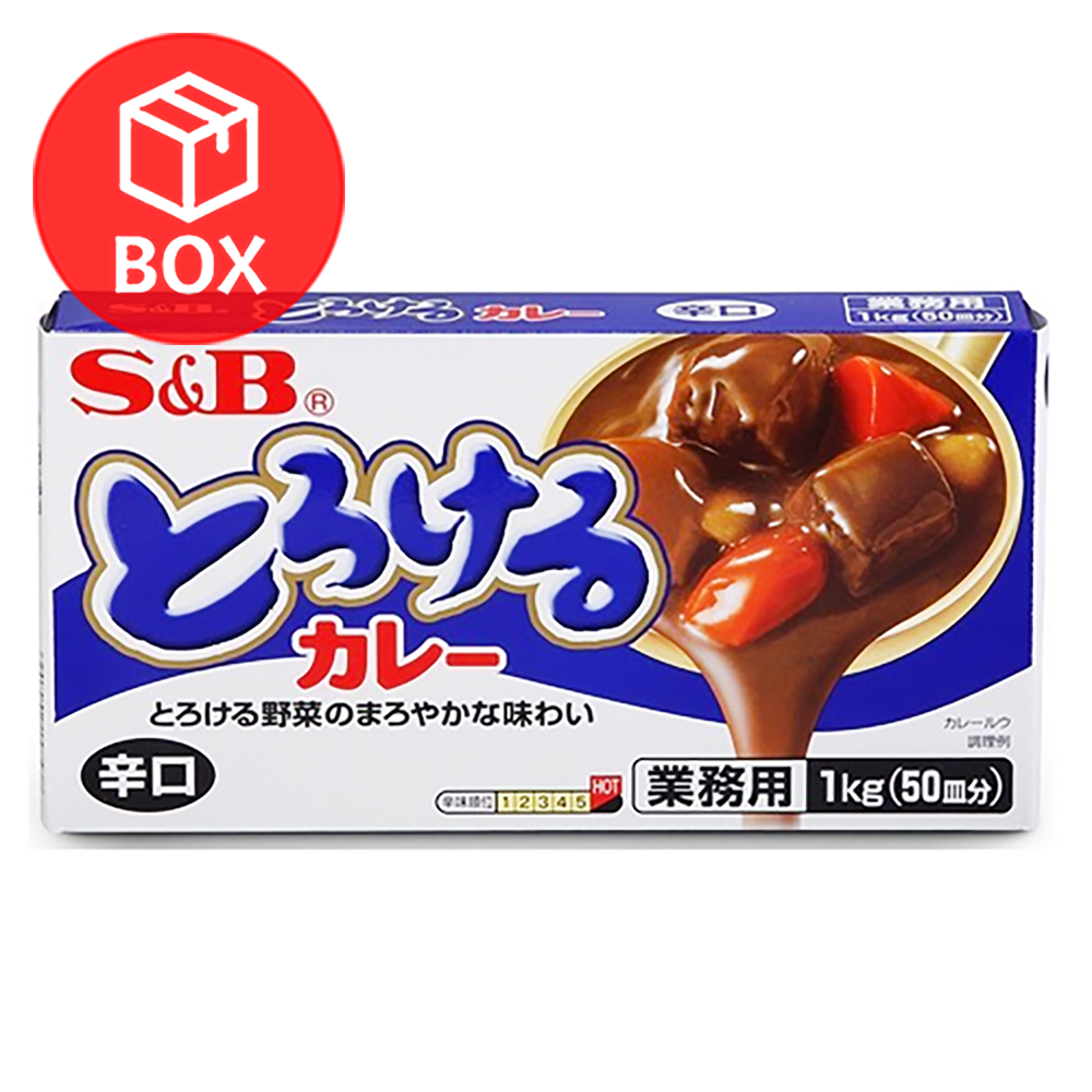 S&amp;B 토로케루 카레 매운맛 200g 1박스(60개)
