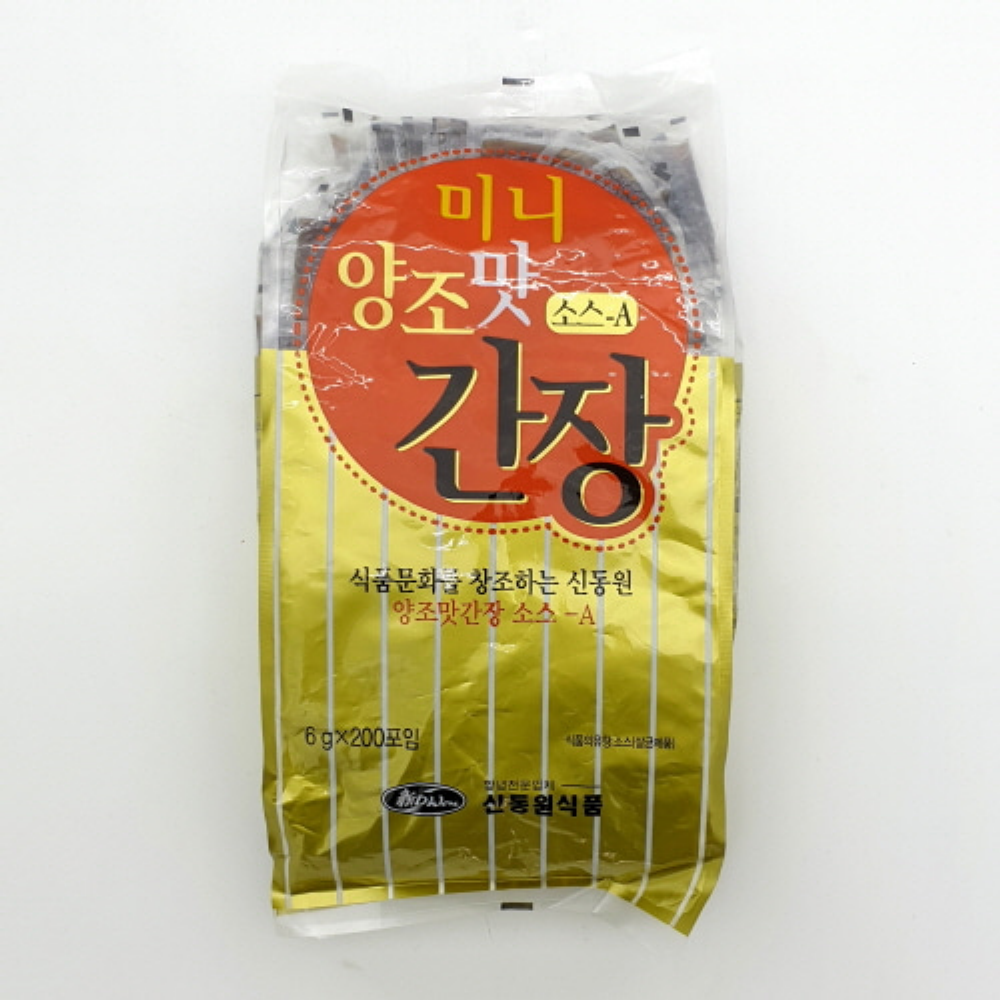 신동원 미니 양조맛간장소스-A 1박스(6gx200개 x 10봉)